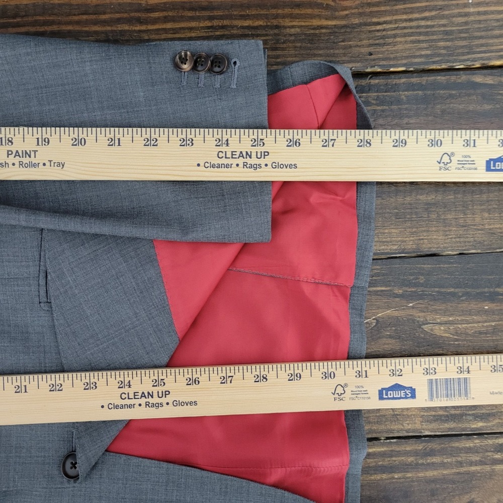 Suitsupply SIENNA Vitale Barberis Men's Sport Coat Blazer Two Button Gray 42L‎ - Picture 5 of 16